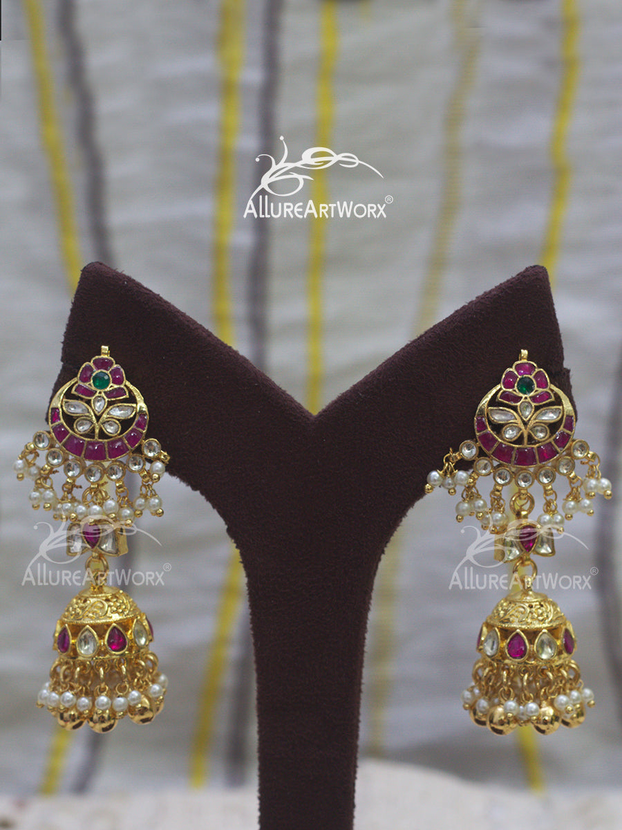 Jadau Jhumkas